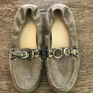 AGL Taupe Metallic Loafer 36.5